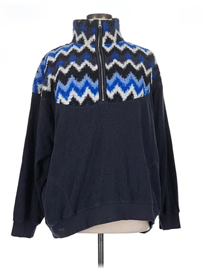 Pre-owned Aerie Pullover Sweater In Blue