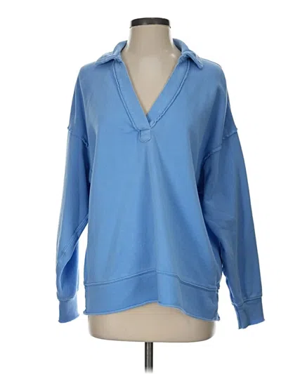 Pre-owned Aerie Pullover Sweater In Blue