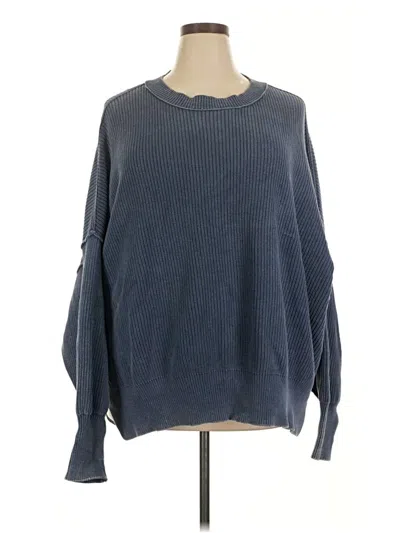 Pre-owned Aerie Pullover Sweater In Blue