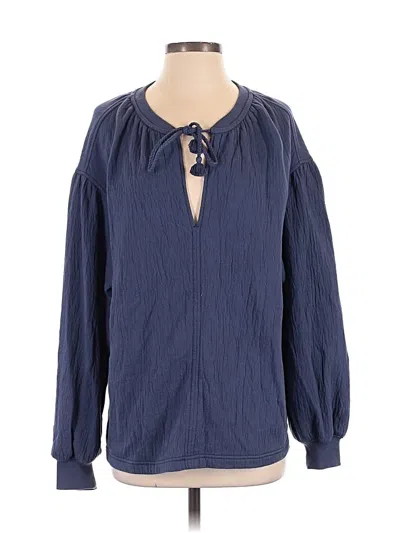 Pre-owned Aerie Pullover Sweater In Blue