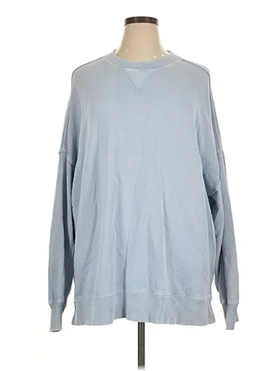 Pre-owned Aerie Pullover Sweater In Blue