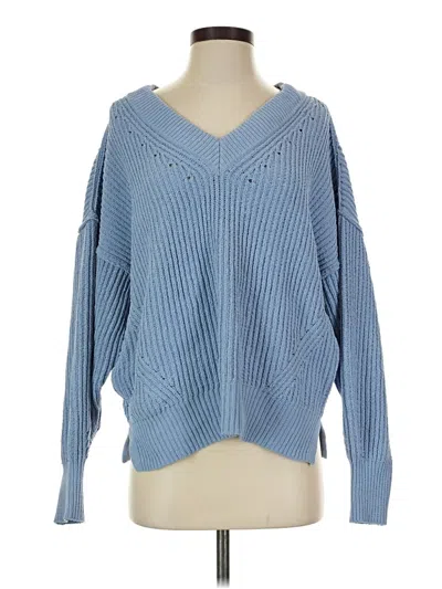 Pre-owned Aerie Pullover Sweater In Blue