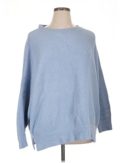Pre-owned Aerie Pullover Sweater In Blue
