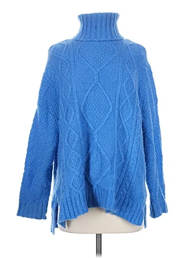 Pre-owned Aerie Pullover Sweater In Blue