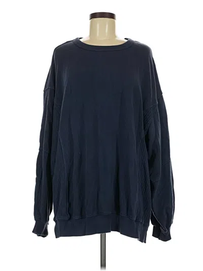 Pre-owned Aerie Pullover Sweater In Blue
