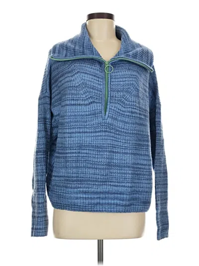Pre-owned Aerie Pullover Sweater In Blue