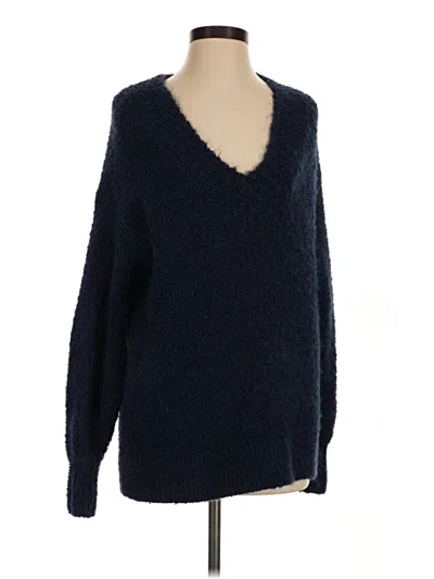 Pre-owned Aerie Pullover Sweater In Blue