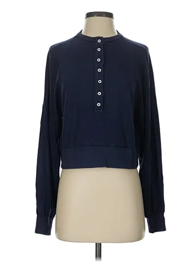 Pre-owned Aerie Pullover Sweater In Blue