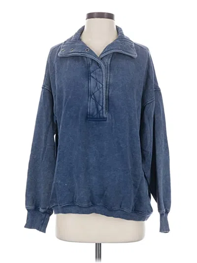 Pre-owned Aerie Pullover Sweater In Blue