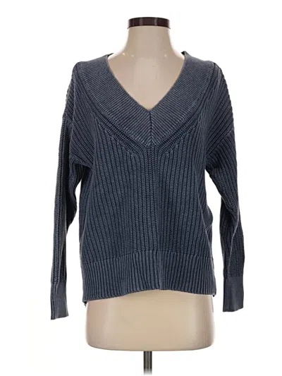 Pre-owned Aerie Pullover Sweater In Blue