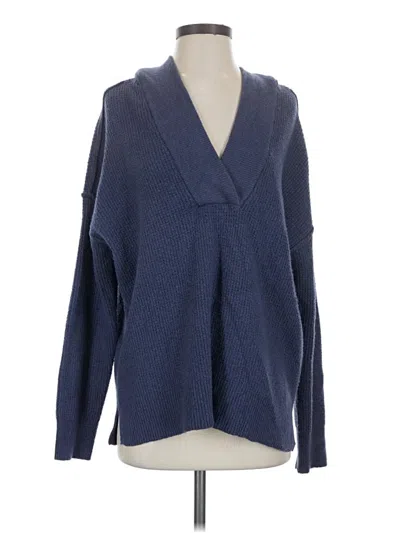Pre-owned Aerie Pullover Sweater In Blue