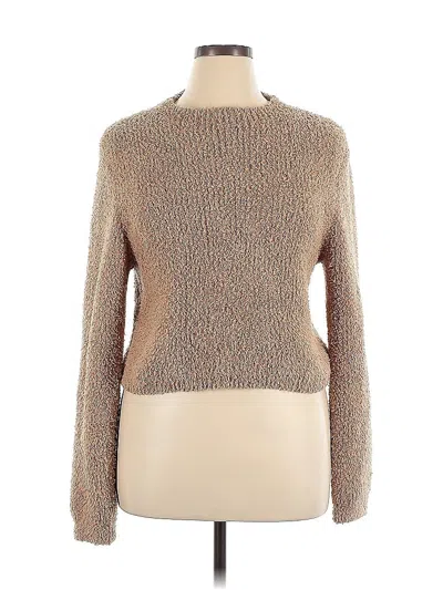 Pre-owned Aerie Pullover Sweater In Brown