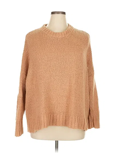 Pre-owned Aerie Pullover Sweater In Brown