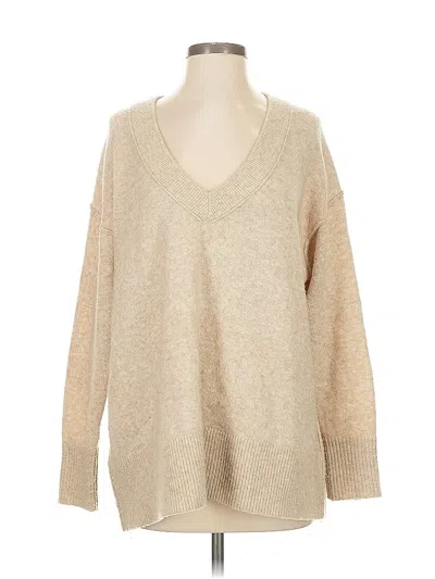 Pre-owned Aerie Pullover Sweater In Brown