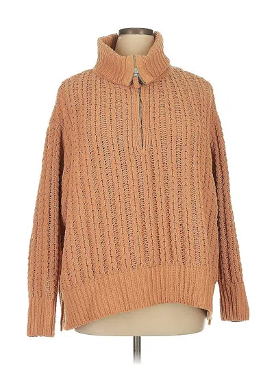 Pre-owned Aerie Pullover Sweater In Brown