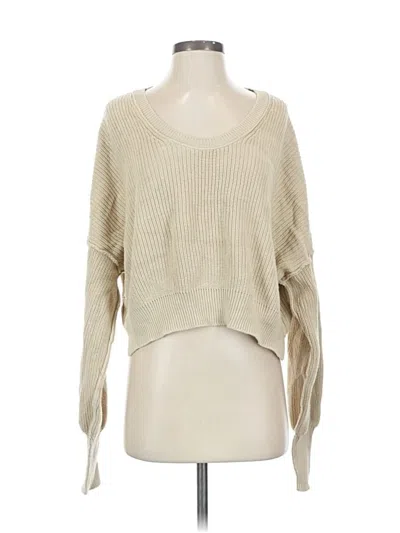 Pre-owned Aerie Pullover Sweater In Brown