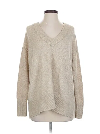 Pre-owned Aerie Pullover Sweater In Brown