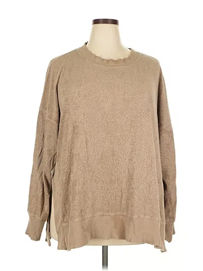 Pre-owned Aerie Pullover Sweater In Brown