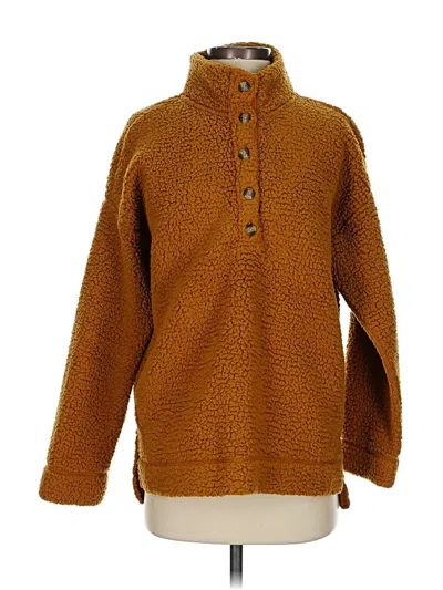 Pre-owned Aerie Pullover Sweater In Brown