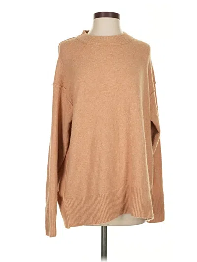 Pre-owned Aerie Pullover Sweater In Brown