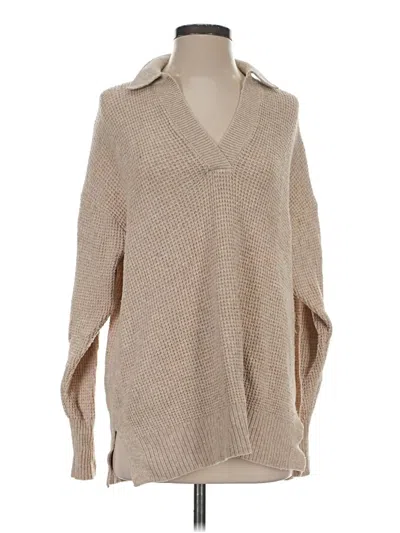 Pre-owned Aerie Pullover Sweater In Brown