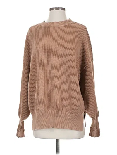 Pre-owned Aerie Pullover Sweater In Brown