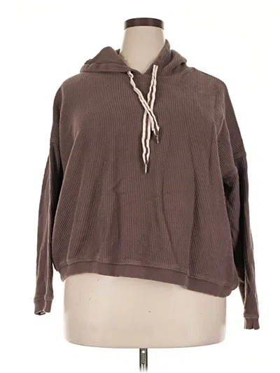 Pre-owned Aerie Pullover Sweater In Brown