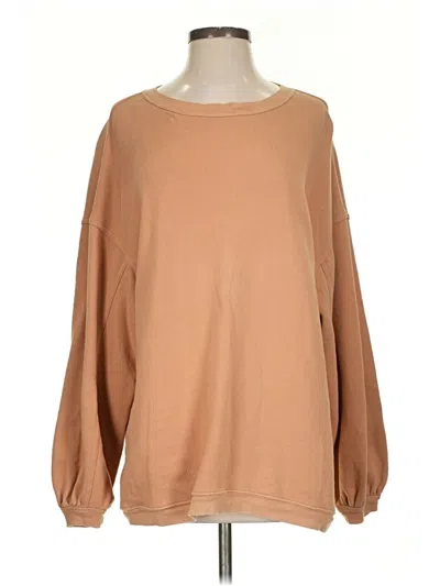 Pre-owned Aerie Pullover Sweater In Brown