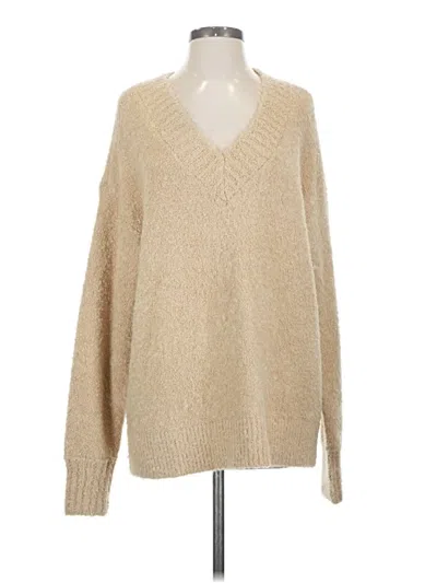 Pre-owned Aerie Pullover Sweater In Brown