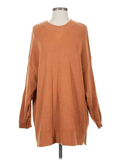 Pre-owned Aerie Pullover Sweater In Brown