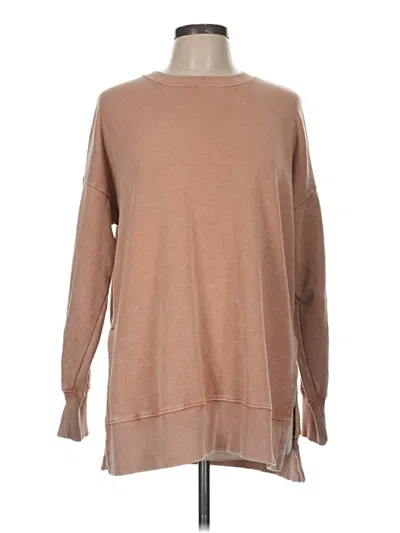 Pre-owned Aerie Pullover Sweater In Brown