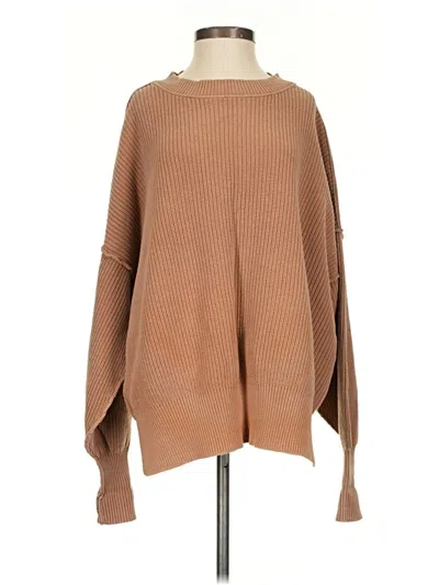 Pre-owned Aerie Pullover Sweater In Brown