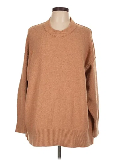 Pre-owned Aerie Pullover Sweater In Brown