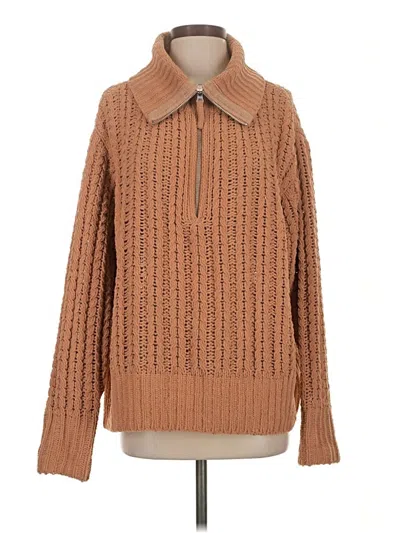 Pre-owned Aerie Pullover Sweater In Brown