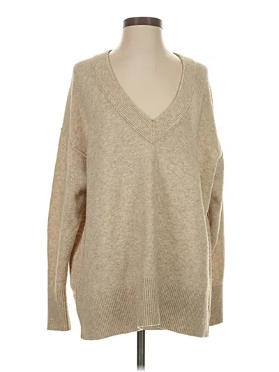 Pre-owned Aerie Pullover Sweater In Brown
