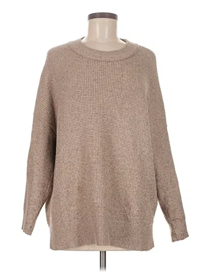 Pre-owned Aerie Pullover Sweater In Brown