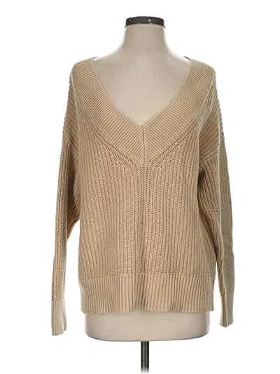 Pre-owned Aerie Pullover Sweater In Brown