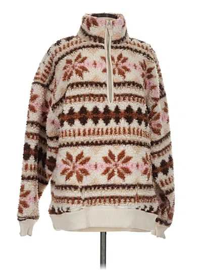 Pre-owned Aerie Pullover Sweater In Brown