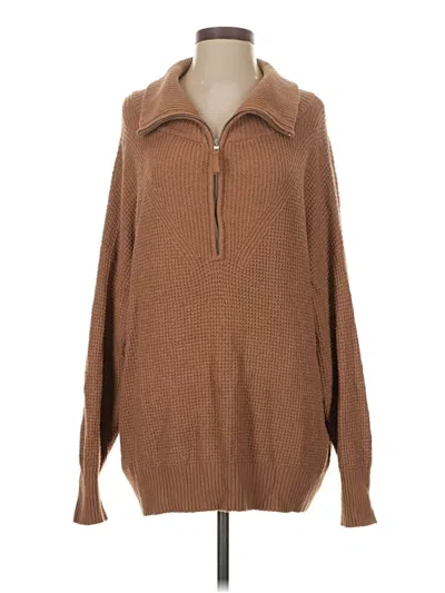Pre-owned Aerie Pullover Sweater In Brown
