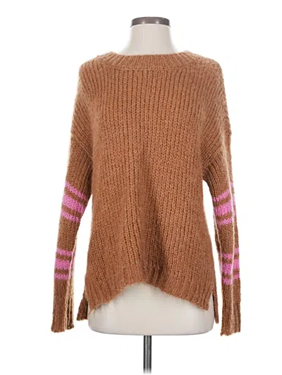 Pre-owned Aerie Pullover Sweater In Brown