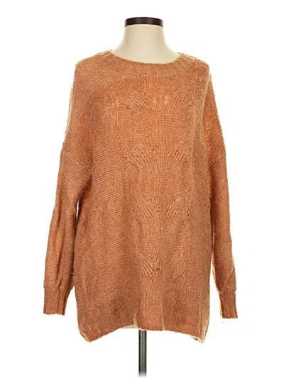Pre-owned Aerie Pullover Sweater In Brown
