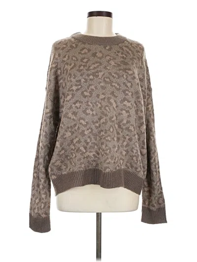 Pre-owned Aerie Pullover Sweater In Brown