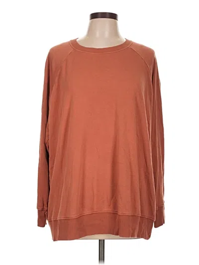 Pre-owned Aerie Pullover Sweater In Brown