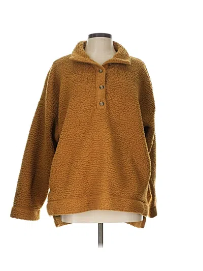 Pre-owned Aerie Pullover Sweater In Brown