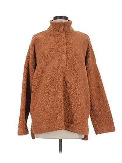 Pre-owned Aerie Pullover Sweater In Brown
