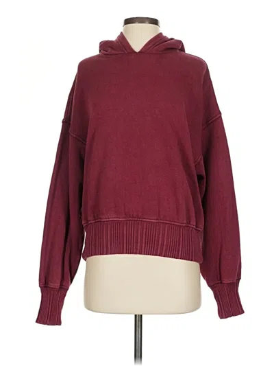 Pre-owned Aerie Pullover Sweater In Burgundy