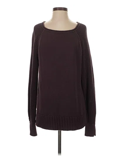 Pre-owned Aerie Pullover Sweater In Burgundy