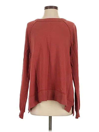 Aerie Pullover Sweater In Burgundy