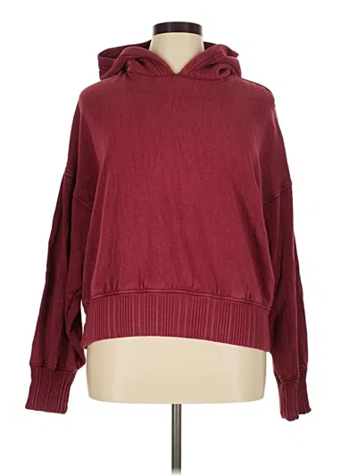 Pre-owned Aerie Pullover Sweater In Burgundy