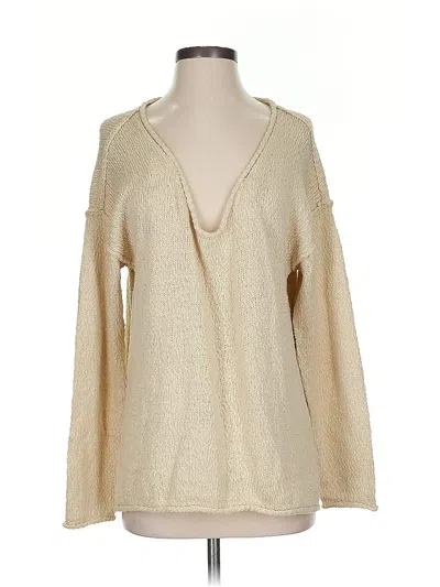 Pre-owned Aerie Pullover Sweater In Gold